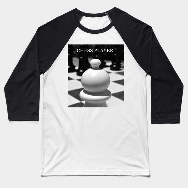 Chess Player Baseball T-Shirt by dltphoto